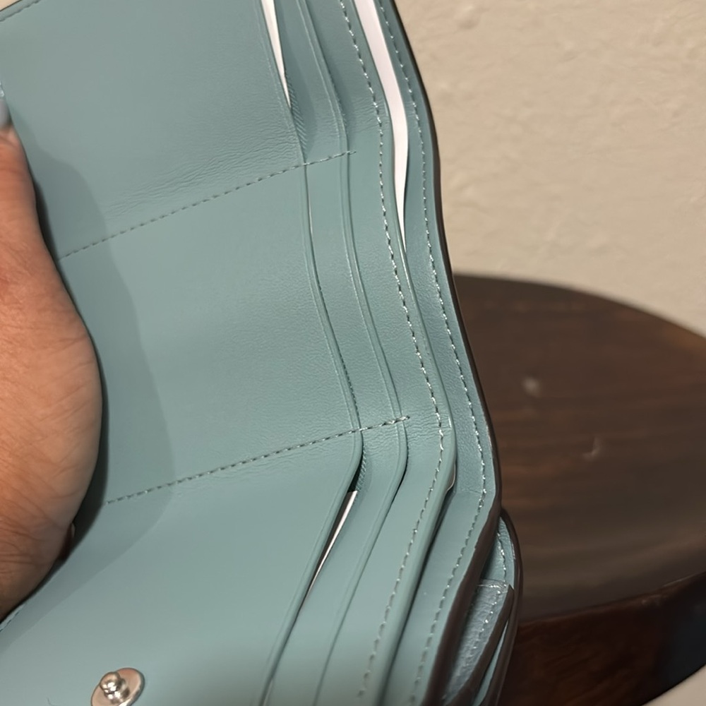Coach Light Blue Leather wallet - Picture 5 of 5